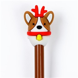 Подарочный набор новогодний, блокнот и фигурная ручка «С Новокоргием!»