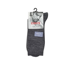 Теплые CONTE Удлинённые носки с шерстью и анатомической резинкой