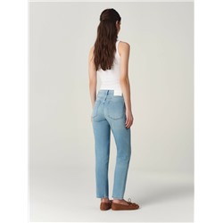 CONTE Голубые джинсы slim с эффектом потёртостей CON-940