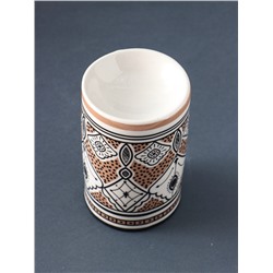 Аромалампа для эфирных масел «Узоры», керамика, 7.2×7.2×11.6 см