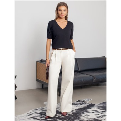 Джемпер тонкой вязки из вискозы с нейлоном