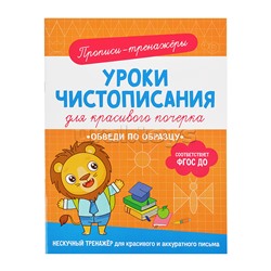 Прописи-тренажеры. Обведи по образцу