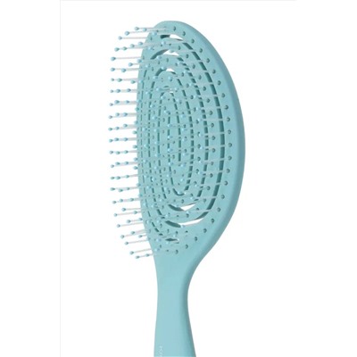 Kristaller Расческа для волос продувная / Улитка 2192, нейлоновые штифты, 18,4 см, голубой KRISTALLER, 1133501