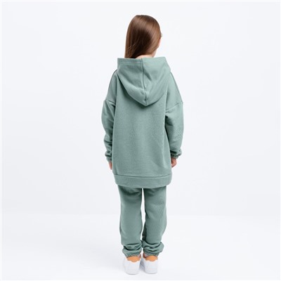 Костюм детский (худи, брюки) MINAKU, хаки, рост 110 см