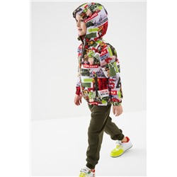 Куртка текстильная с полиуретановым покрытием для мальчиков (ветровка) PLAYTODAY, 1240305