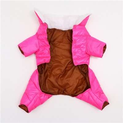 Комбинезон «Астронавт», размер 10, ДС 25 см, ОГ 34 см, ОШ 24 см, розовый