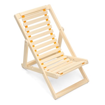 Шезлонг деревянный, складной, липа