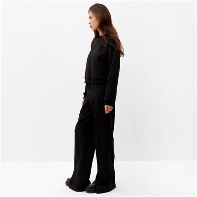 Костюм женский (джемпер, брюки) MIST, размер 44-46, чёрный