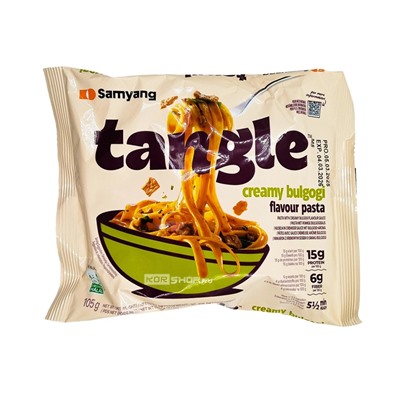 Паста б/п со сливочным соусом Бульгоги Tangle Creamy Bulgogi Flavour Pasta Samyang, Корея, 105 г Акция