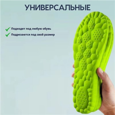 Стельки анатомические женские 35-39, лечебные точки
