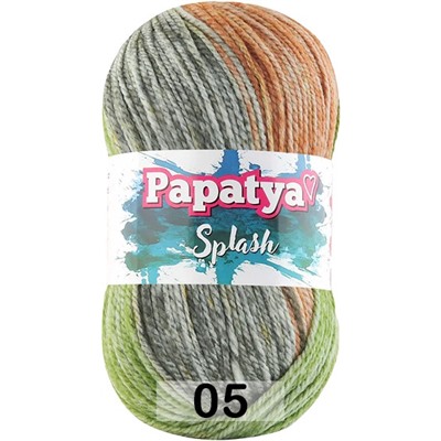 Пряжа Kamgarn SPLASH PAPATYA