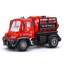 Машина "Пожарная" с резервуаром для воды, р/у, в коробке