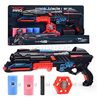 Бластер "Победитель" с мягкими пулями, в коробке