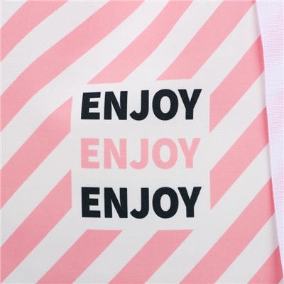 Сумка-шопер пляжная Enjoy, 39×32 см, розовая