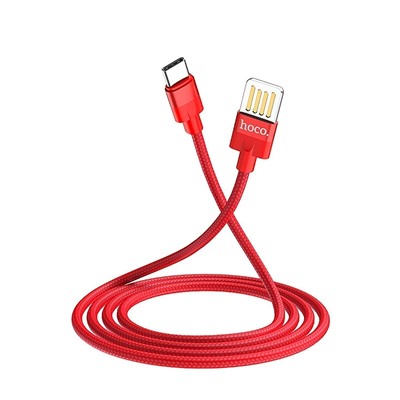 Кабель USB - Type-C Hoco U55 Outstanding 12W 120см 2,4A  (red)