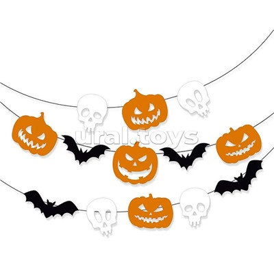 Гирлянда на нити "Ужасно веселая гирлянда"