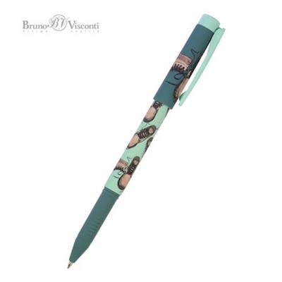Ручка шариковая 0.7 мм "FreshWrite.Boots. Зеленые ботинки" синяя 20-0214/100 Bruno Visconti