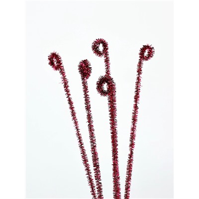 Синельная проволока «Блеск», набор 50 шт., розовая, 30 см