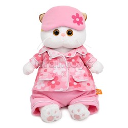 Кошечка Ли-Ли в пижаме с принтом "Цветочек"