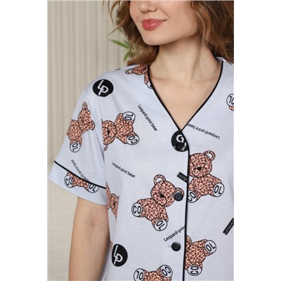 Ночная сорочка Амальфи-1 (Серый)