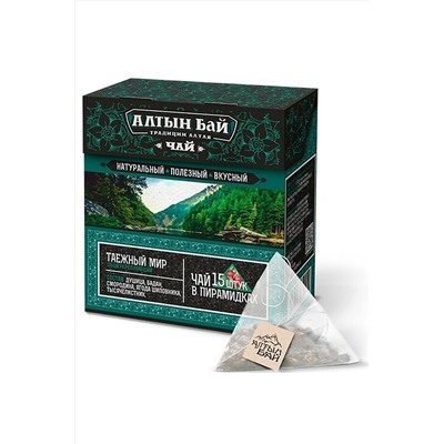 Чайный напиток "Таежный мир" общеукрепляющий пирамидка 15*10г ЭКОПРОДУКТЫ, 1184930