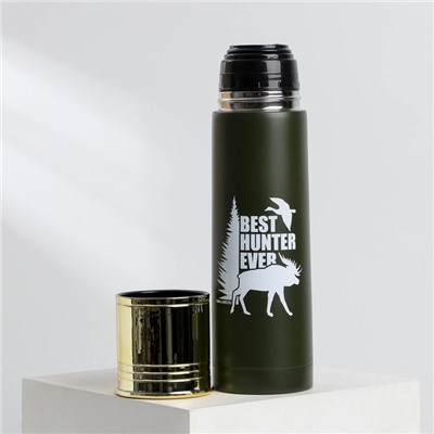 Термос «Best hunter ever», 500 мл, время сохранения тепла 10-12 ч