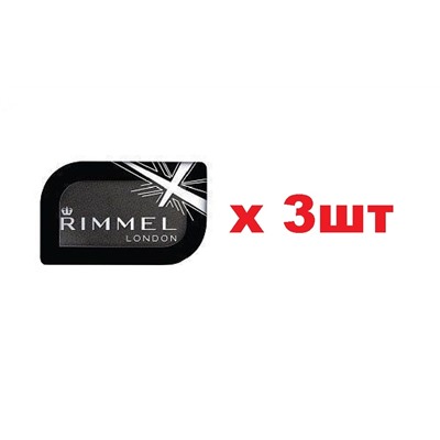 Тени для век Rimmel London 014 Black Fender 3шт