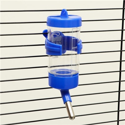 Поилка для грызунов «Пижон», 80 мл, синяя