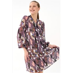 Платье Нежный акцент  – 2 (лиловый)