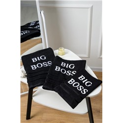 14418/5 BIG BOSS полотенце махровое плотность 350гр (Черный)