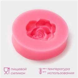 Молд Доляна «Розан», силикон, 5.8×1.7 см, розовый