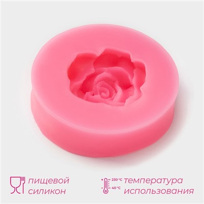 Молд Доляна «Розан», силикон, 5.8×1.7 см, розовый