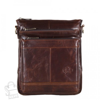 Сумка мужская кожаная 2305Z coffee Zinimsk