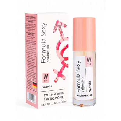 Туалетная вода женская с феромонами Formula Sexy collection Warda W116, 30 мл