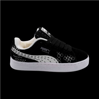 Кроссовки на меху Х3038А-2 черные