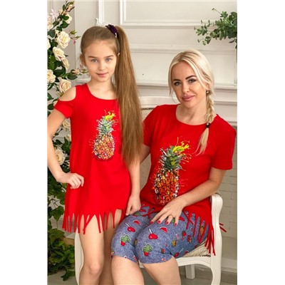 Платье 5055 детское (Красный)