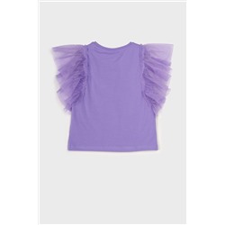 Фуфайка трикотажная для девочек (футболка) PLAYTODAY, 1122507