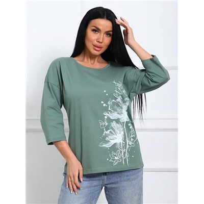 Футболка "Амели" (Хаки)