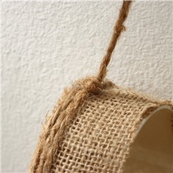 Кашпо пластиковое, подвесное, 20×8 см