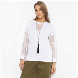 Футболка с длинным рукавом, Нет компромиссам (белая)