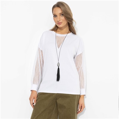 Футболка с длинным рукавом, Нет компромиссам (белая)