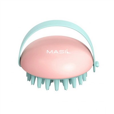 Masil Массажная щётка для головы / Head Cleaning Massage Brush, розовый 18348