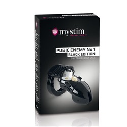 Пояс верности с электростимуляцией Mystim Pubic Enemy No1 Black Edition