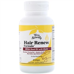 Terry Naturally, Terry Naturally, Hair Renew Formula, формула восстановления волос, 60 желатиновых капсул