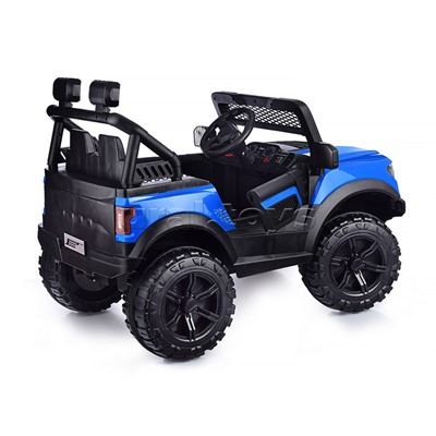 Электромобиль "Круиз" на аккумуляторе, с р/у управлением, в коробке (синий)