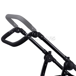 Коляска для кукол металлическая, цвет черно-зеленый, в пакете