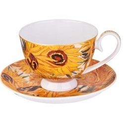 Чайная пара 250мл ''ПОДСОЛНУХИ'' (В. ВАН ГОГ) фрф LEFARDп/уп