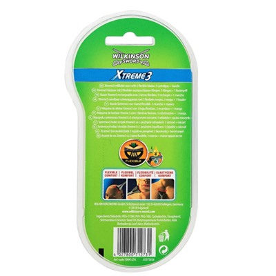 Станок для бритья Schick (Wilkinson Sword) Xtreme-3 (+5 кассет)
