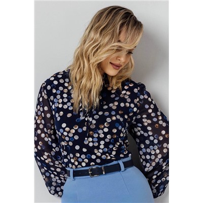 Блузка женская  7059/22/Темно-синий