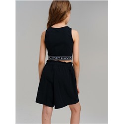 Комплект трикотажный для девочек: джемпер (футболка), шорты